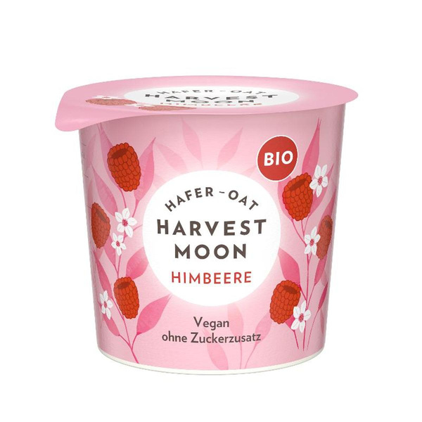 Produktfoto zu Hafer Joghurt alternativ Himbeere von Harvest Moon