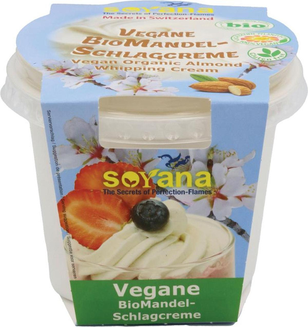 Produktfoto zu Mandel-Schlagcreme von Soyana