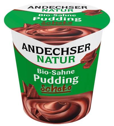 Produktfoto zu Schoko-Sahne-Pudding von Andechser