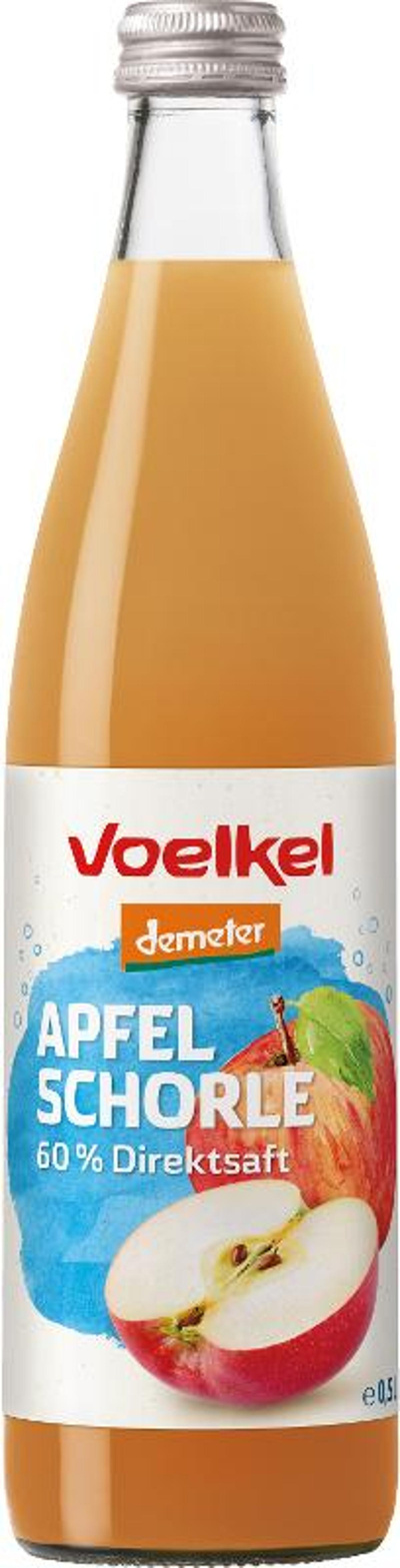 Produktfoto zu 10er Kasten Apfelschorle, klar von Voelkel