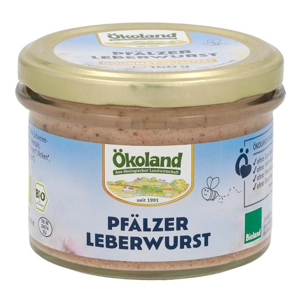 Produktfoto zu Pfälzer Leberwurst im Glas von Ökoland