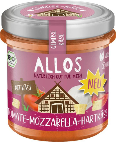 Produktfoto zu Tomate Mozzarella Hartkäse von Allos