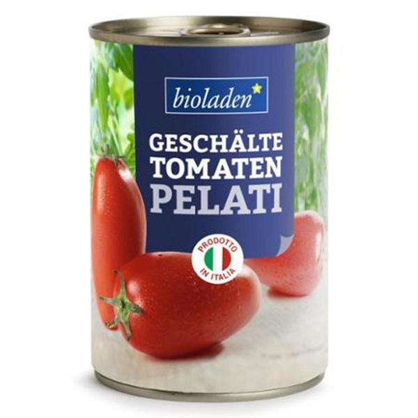 Produktfoto zu Geschälte Tomaten Pelati von bioladen