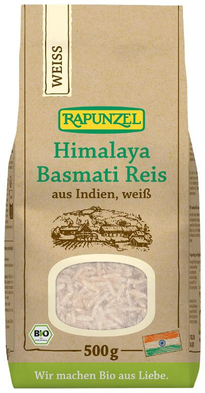 Produktfoto zu Himalaya Basmati Reis, weiß von Rapunzel