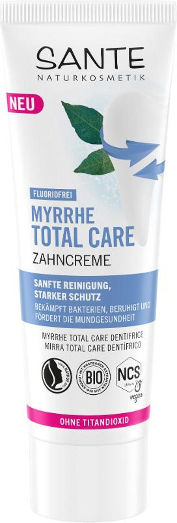 Produktfoto zu Zahncreme Myrrhe von Sante