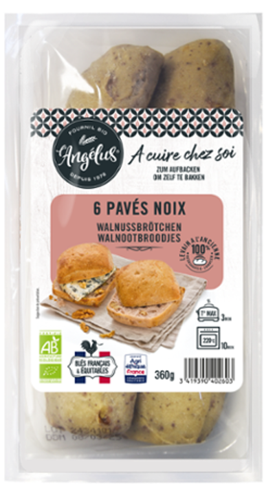 Produktfoto zu Walnussbrötchen von L'Angélus