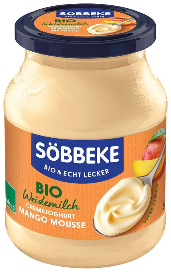 Produktfoto zu Joghurt Mango Mousse 7,5% von Söbbeke
