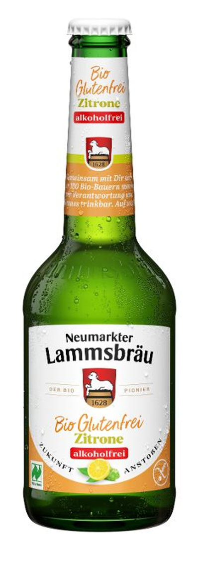 Produktfoto zu 10er Kasten Lammsbräu Radler glutenfrei und alkoholfrei