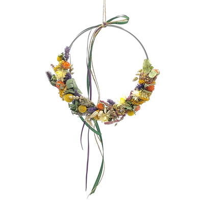 Produktfoto zu Trockenblumenkranz mittel vom Klosterberghof