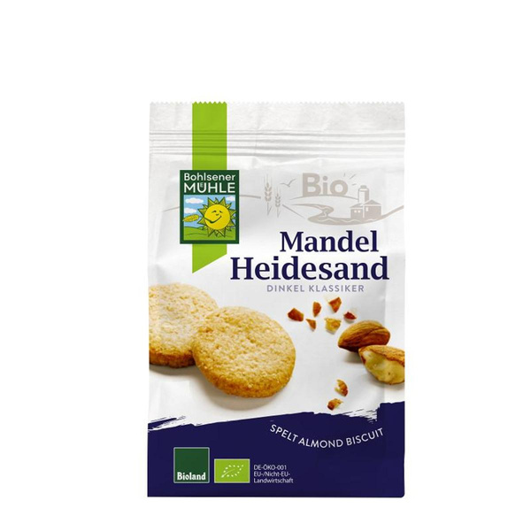 Produktfoto zu Dinkel Mandel Heidesand von Bohlsener Mühle