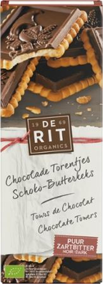 Produktfoto zu Schoko Butterkeks Zartbitter von DeRit