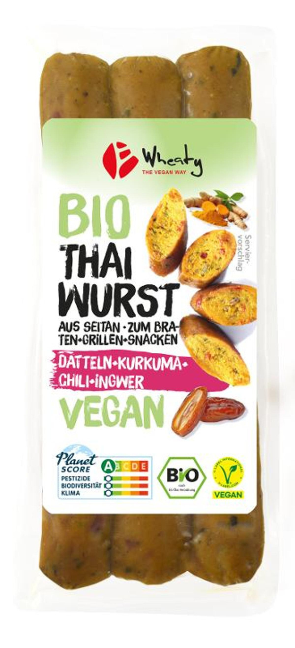 Produktfoto zu Vegane Thaiwurst von Wheaty