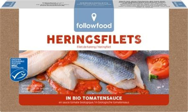 Produktfoto zu Herings Filets in Tomatensauce von followfood
