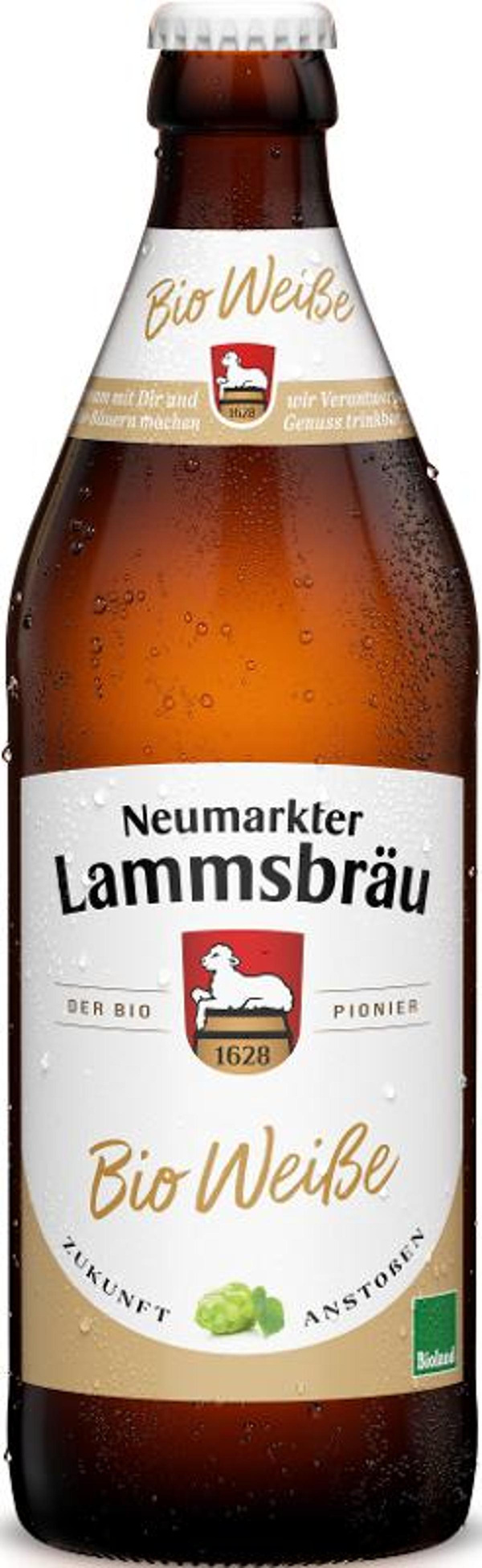 Produktfoto zu 10er Kasten Lammsbräu Weisse Hefeweizen