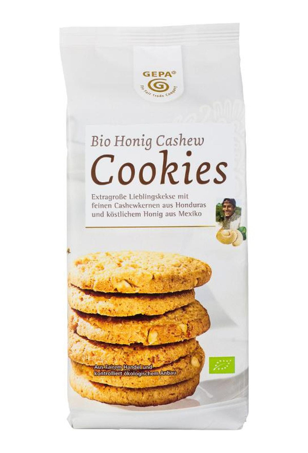 Produktfoto zu Honig Cashew Cookies von GEPA
