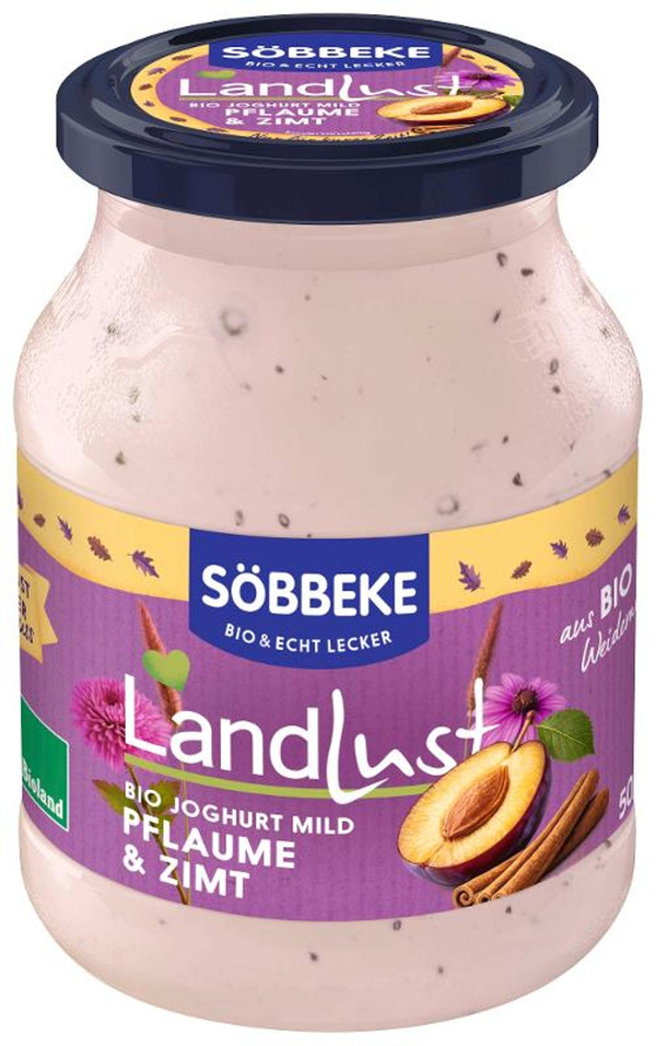 Produktfoto zu Joghurt Pflaume Zimt 3,8% von Söbbeke
