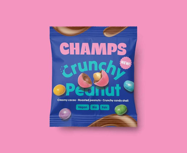 Produktfoto zu Crunchy Peanut Schokolinse von Champs