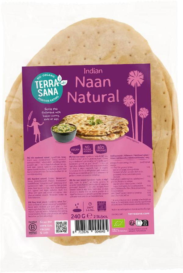 Produktfoto zu Naan naturell von TerraSana