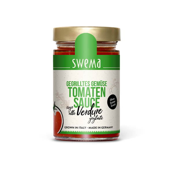Produktfoto zu Tomatensauce mit gegrilltem Gemüse von SweMa