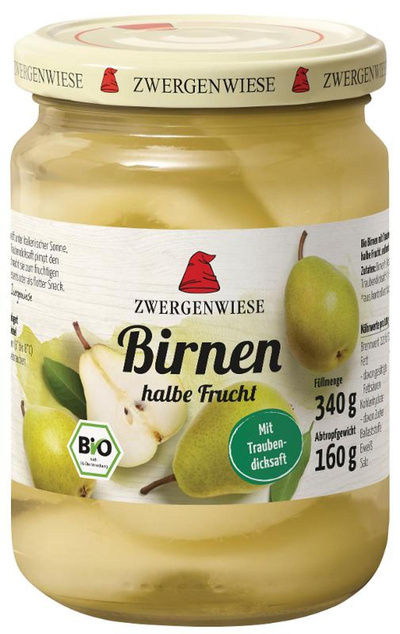 Produktfoto zu Halbe Birnen im Glas von Zergenwiese