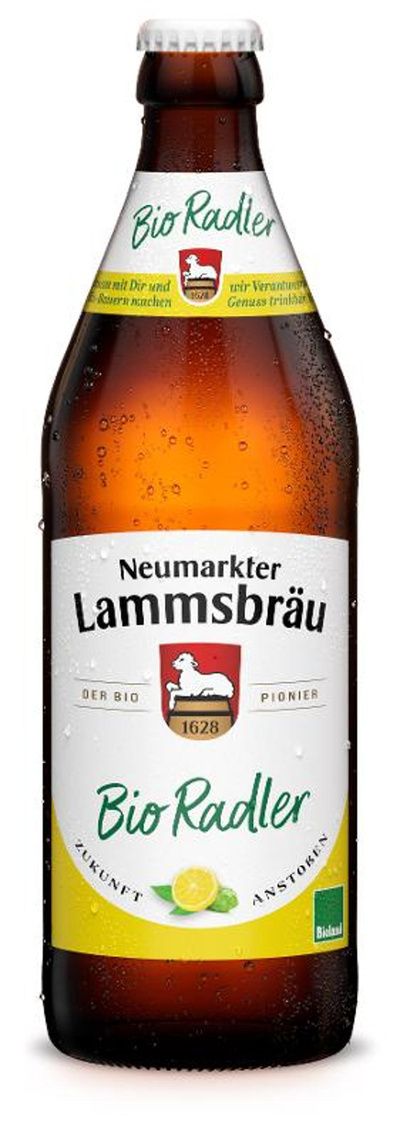 Produktfoto zu 10er Kasten Lammsbräu Radler o,5l