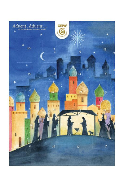 Produktfoto zu Adventskalender Vollmilch von der GEPA