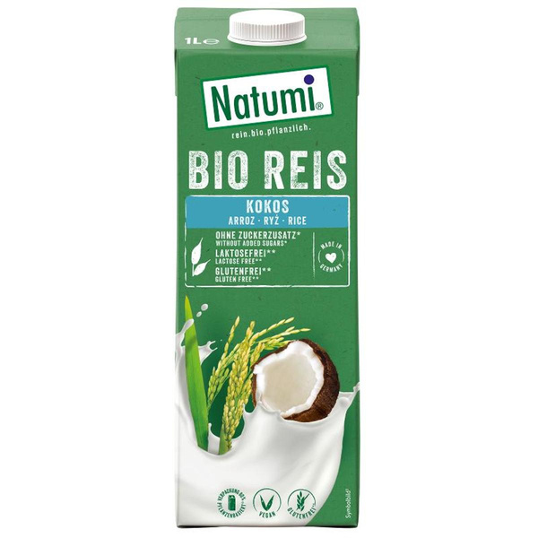 Produktfoto zu Reisdrink Kokos Drink von Natumi