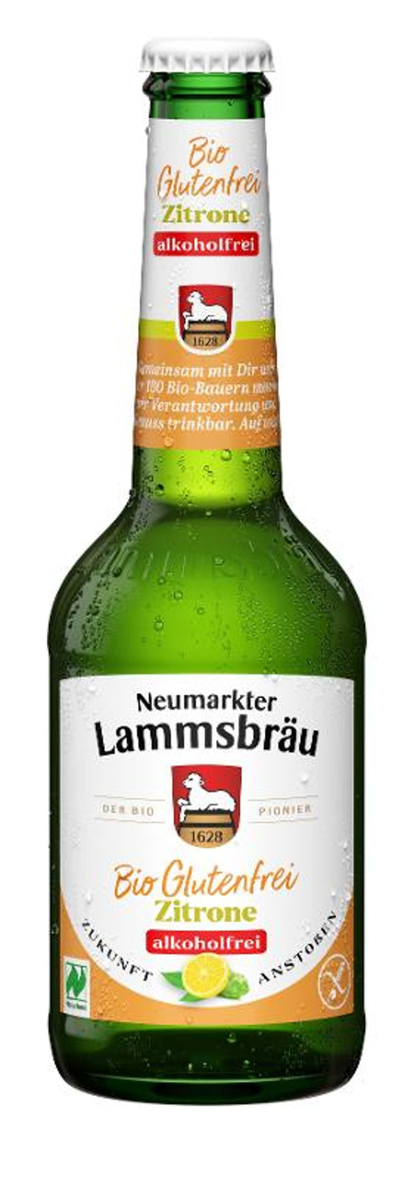 Produktfoto zu 10er Kasten Lammsbräu Radler glutenfrei und alkoholfrei