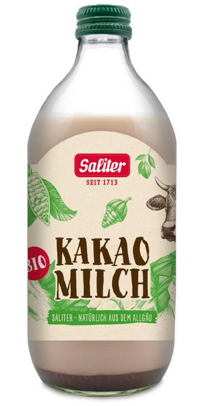 Produktfoto zu Schokomilch 1,5% im Glas von Saliter