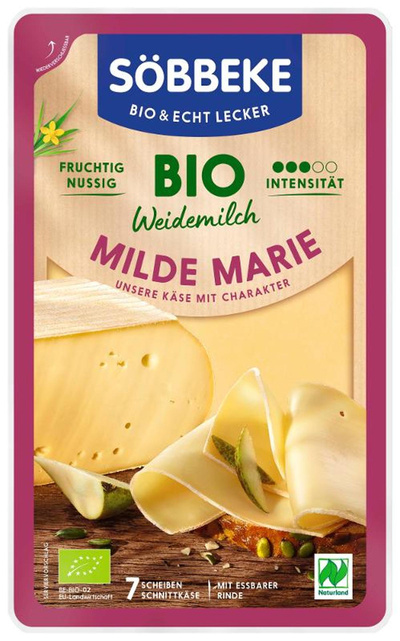 Produktfoto zu Bio Milde Marie Käsescheiben von Söbbeke