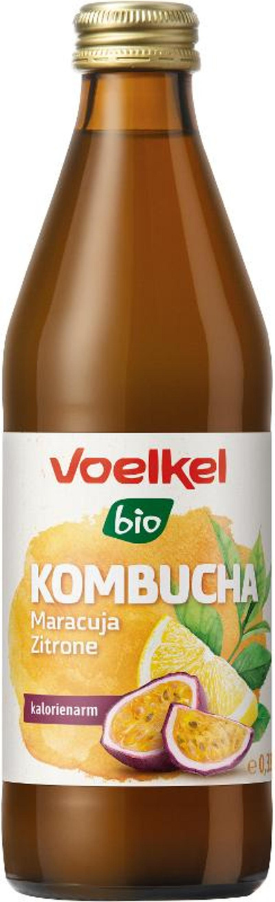 Produktfoto zu Kombucha Maracuja Zitrone von Voelkel