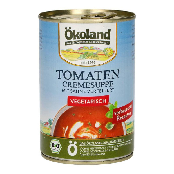 Produktfoto zu Tomatencremesuppe mit Sahne verfeinert von Ökoland