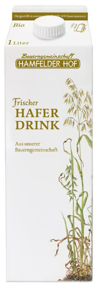 Produktfoto zu Frischer Haferdrink von Hamfelder