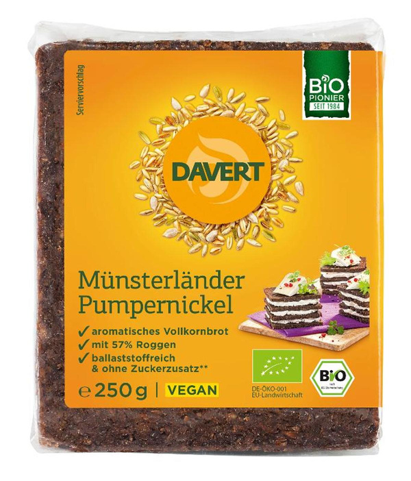 Produktfoto zu Pumpernickel von Davert
