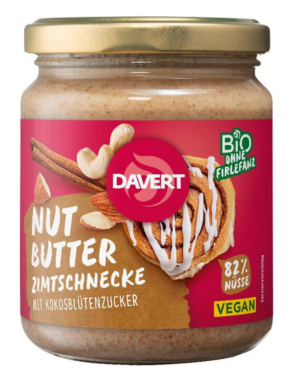 Produktfoto zu Nut Butter Zimtschnecke von Davert