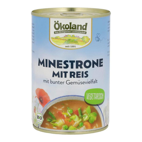 Produktfoto zu Minestrone mit Reis von Ökoland