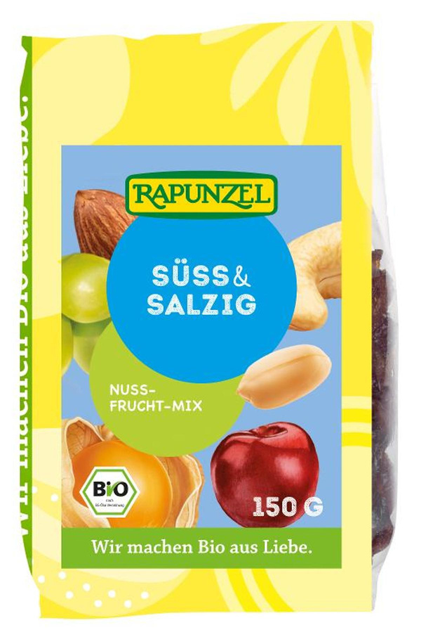 Produktfoto zu Süß & Salzig Nuss-Frucht-Mix von Rapunzel