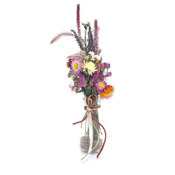 Produktfoto zu Vase mit Trockenblumen vom Klosterberghof