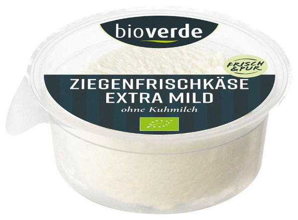 Produktfoto zu Ziegenfrischkäse extra mild von bio-verde