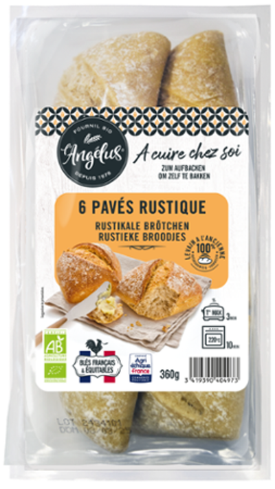 Produktfoto zu Rustikale Brötchen von L'Angélus