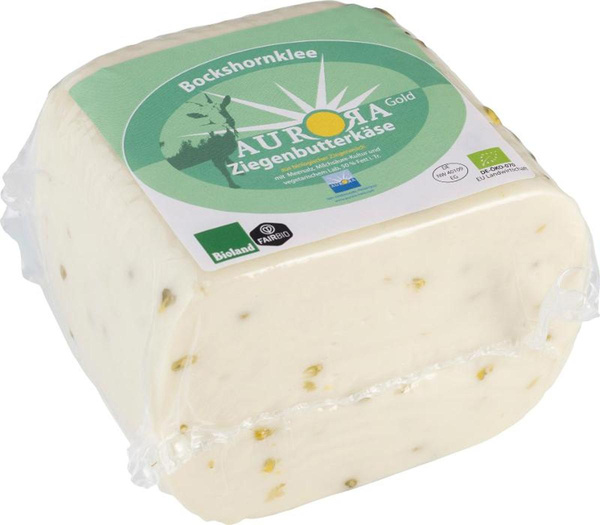 Produktfoto zu 1,3 kg Ziegenbutterkäse mit Bockshornklee von Aurora