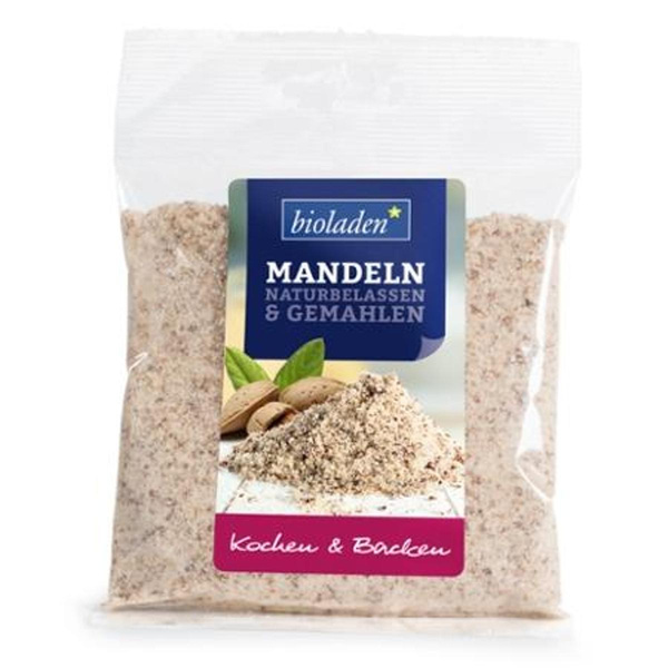 Produktfoto zu Mandeln natur gemahlen von bioladen