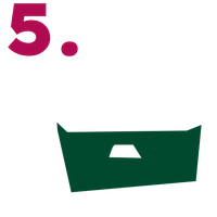 KI generiert: Eine grüne Kiste und eine rote Zahl "5." in der linken oberen Ecke.