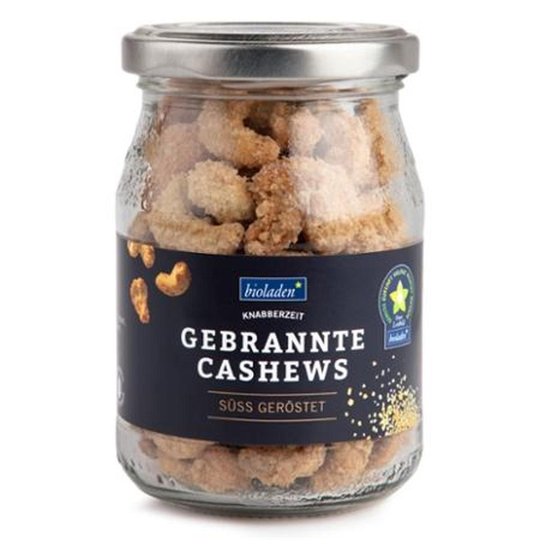 Produktfoto zu gebrannte Cashews süss von bioladen