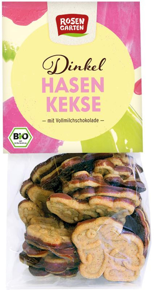 Produktfoto zu Dinkel Osterhasen Kekse von Rosengarten