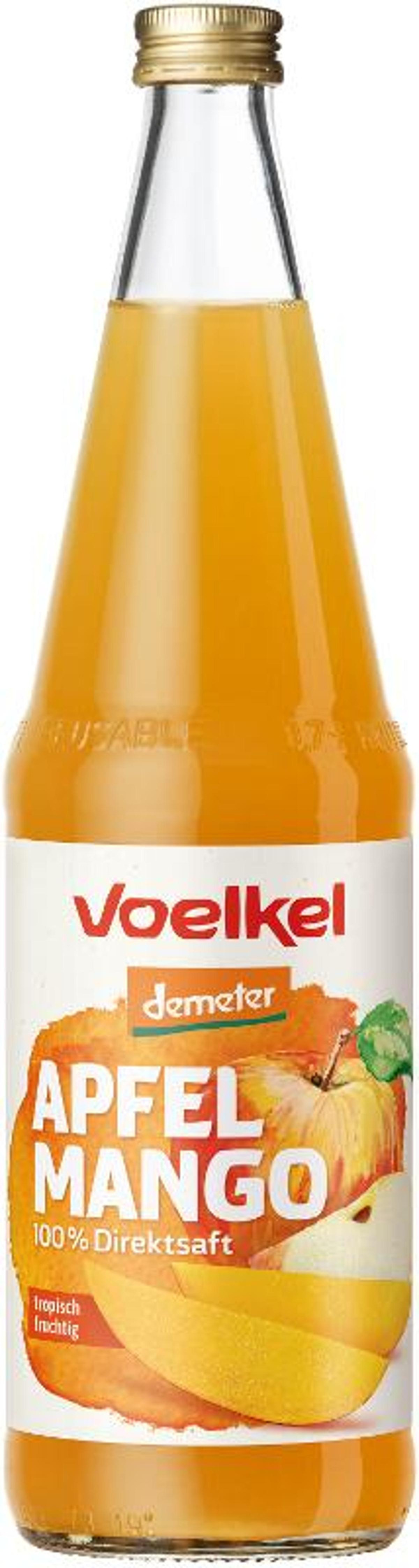 Produktfoto zu 6er Kasten Apfel-Mango-Saft von Voelkel