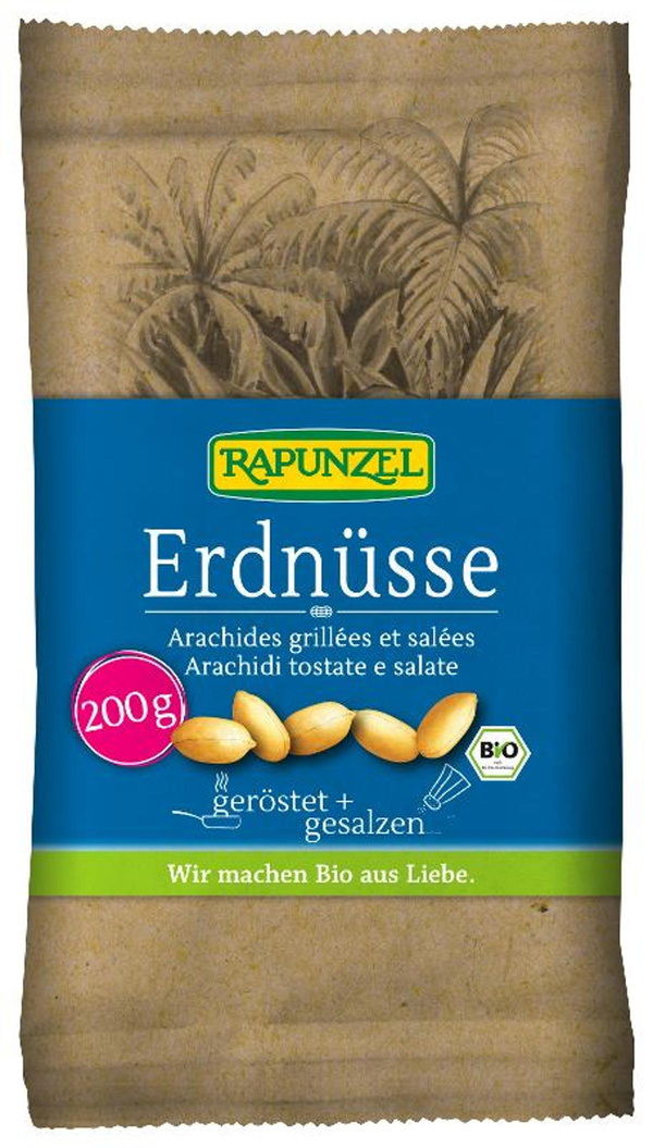 Produktfoto zu Erdnüsse gesalzen und geröstet von Rapunzel