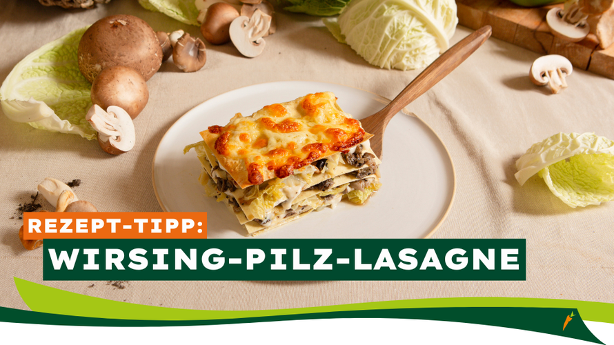 Wirsing-Pilz Lasagne