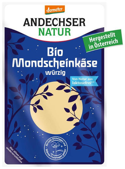 Produktfoto zu Mondscheinkäse in Scheiben von Andechser