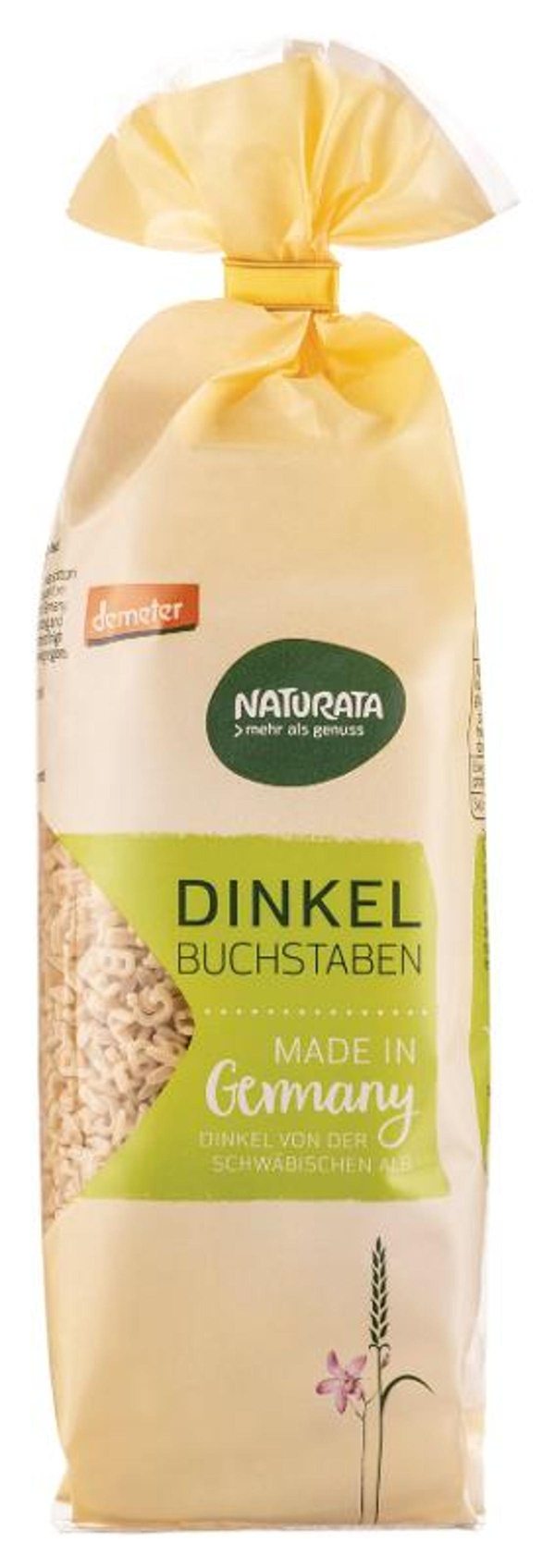 Produktfoto zu Dinkel Buchstaben hell von Naturata